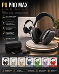 P9 Pro Max Wireless Bluetooth Headphones – Hi-Fi Stereo Sound | Bluetooth 5.3 | Up to 20 Hours Battery | Foldable Over-Ear Headset