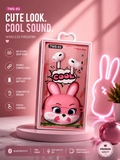 Cute Bunny TWS-83 Wireless Bluetooth Earbuds – HD Sound, Deep Bass, Bluetooth 5.3, Premium Quality