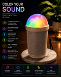 Portable Bluetooth Speaker with RGB LED Mood Light